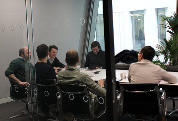 employees in conference room